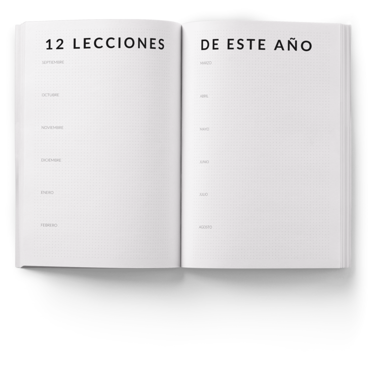 Listado de lecciones de este año